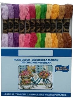 ClickClick BUY Losiya Paris Mouline Thread Set Etamine Thread Cross Stitch Thread Set 12 Colors