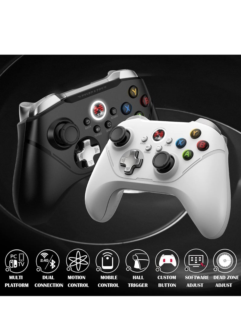 Gamepad Multimode BEITONGAsura2Pro Wireless Game Controller Switch Controller PC Gaming Controller, Compatible with Switch/Switch Lite/OLED/Windows/Steam Deck/Android & iOS,6 Axis Motion Control