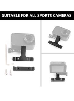 KASTWAVE Camera Bike Saddle,Sports Camera Accessories for GoPro Hero 10/ 9/ 8/ 7/ 6/ 5s/ 5/ 4s/ 4/ 3+, Campark, AKASO, DJI, OSMO, and Most Sports Cameras with Bike Seat Rail Mount Aluminum Clip  - Image 3