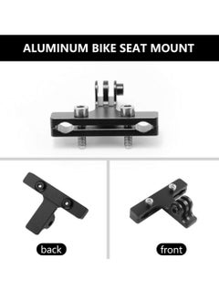 KASTWAVE Camera Bike Saddle,Sports Camera Accessories for GoPro Hero 10/ 9/ 8/ 7/ 6/ 5s/ 5/ 4s/ 4/ 3+, Campark, AKASO, DJI, OSMO, and Most Sports Cameras with Bike Seat Rail Mount Aluminum Clip  - Image 2