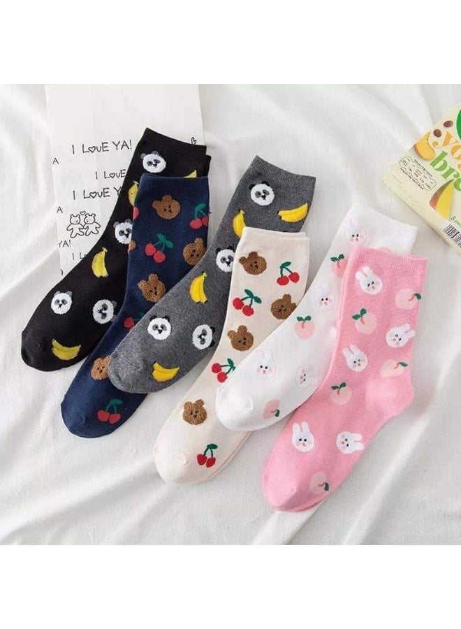 عرض زوجين من الشرابات الحريمي الطويلة القطنية – ناعمة ومريحة للاستخدام اليومي - Image 1