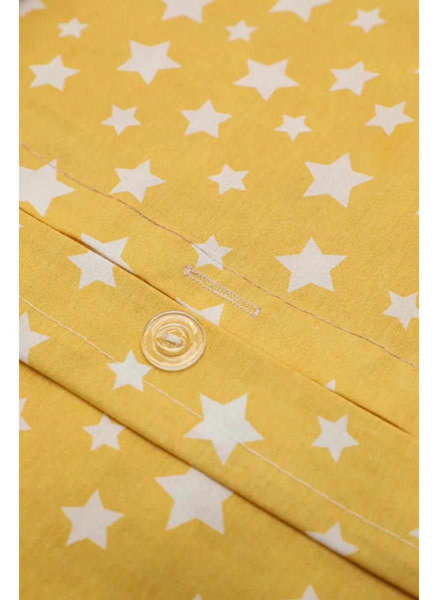 فافورا Gold Single Duvet Cover Set - Yellow