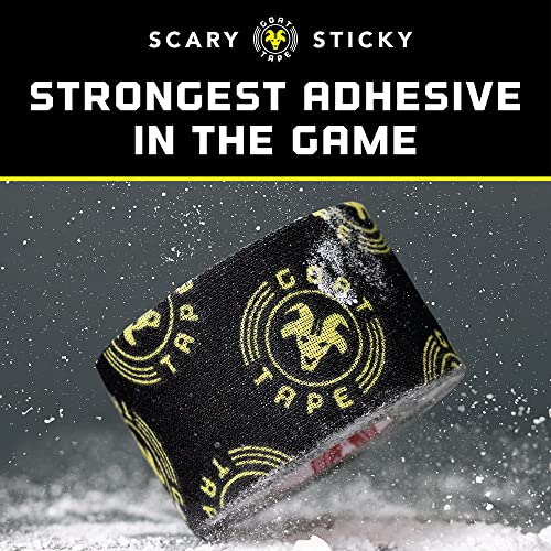 Goat Tape Scary Sticky Premium Athletic Tape, Weightlifting, Thumb for Hook Grip, Sticks with You Through The Toughest Fitness Workouts and Lifts, White/Black, 2 Rolls - Image 4