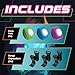 MindWare Flex Flash Reflex Training Game for Kids Adults FastPaced Reaction Speed Game with Wearable LightUp Pads 13 Players Ages 6 - Image 4