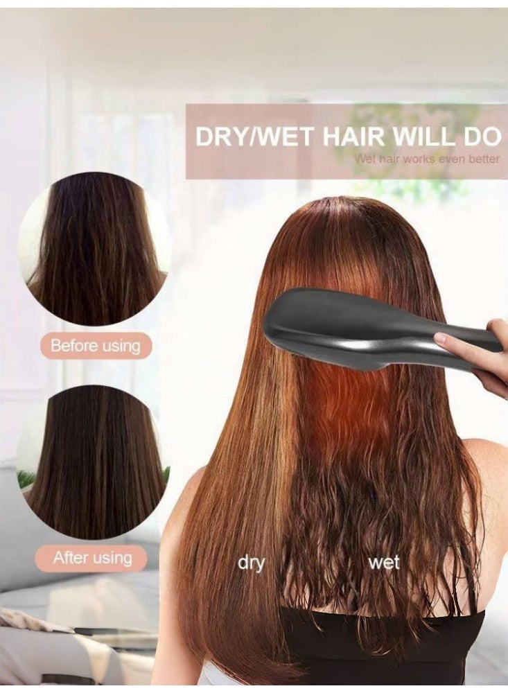 3 in 1 Professional Hair Dryer Brush - 1200 Watt Ceramic Dryer & Styler | Fast Drying & Styling Tool （Black/Beige） - Image 5