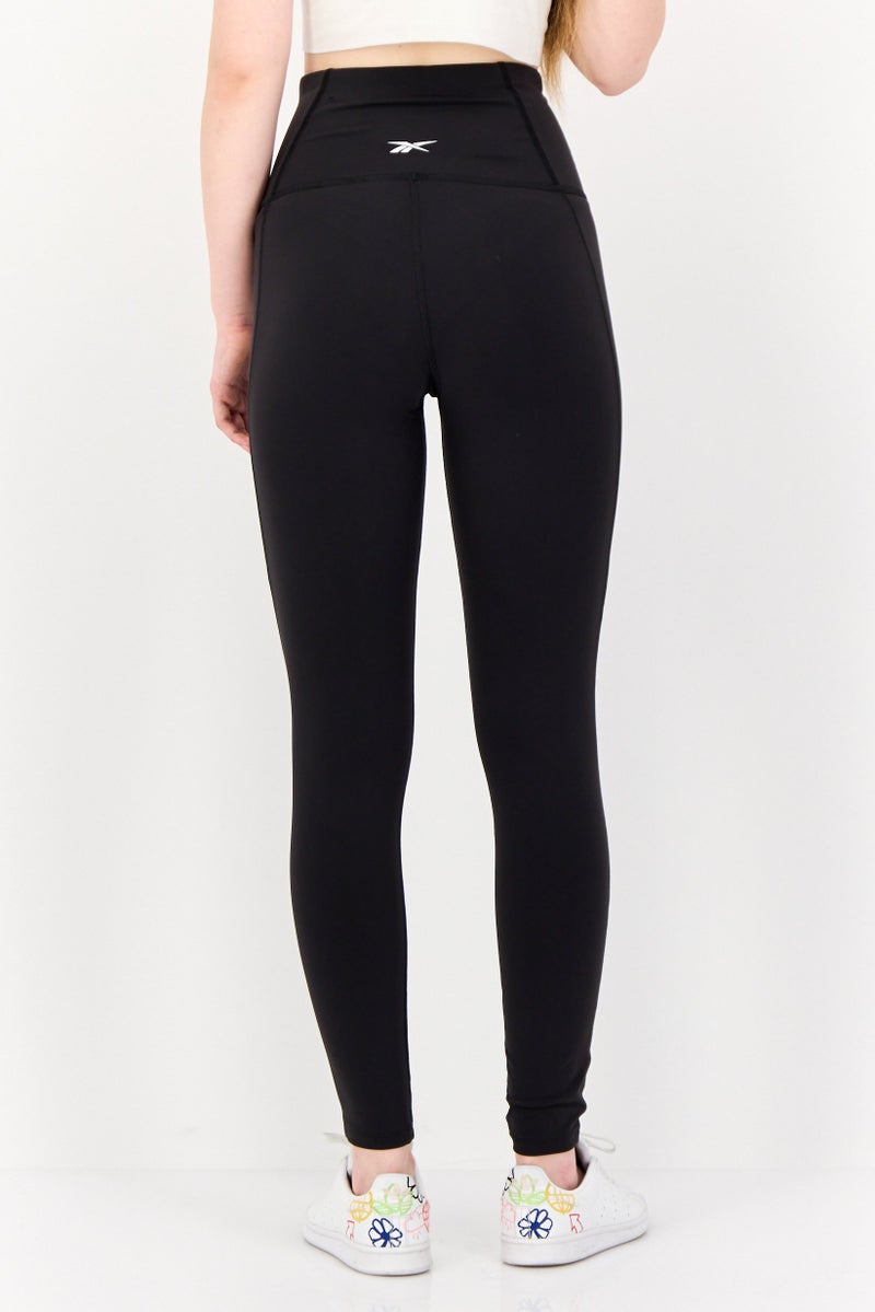 Reebok Women Sportswear Fit Pull On Training Leggings, Black - Image 2
