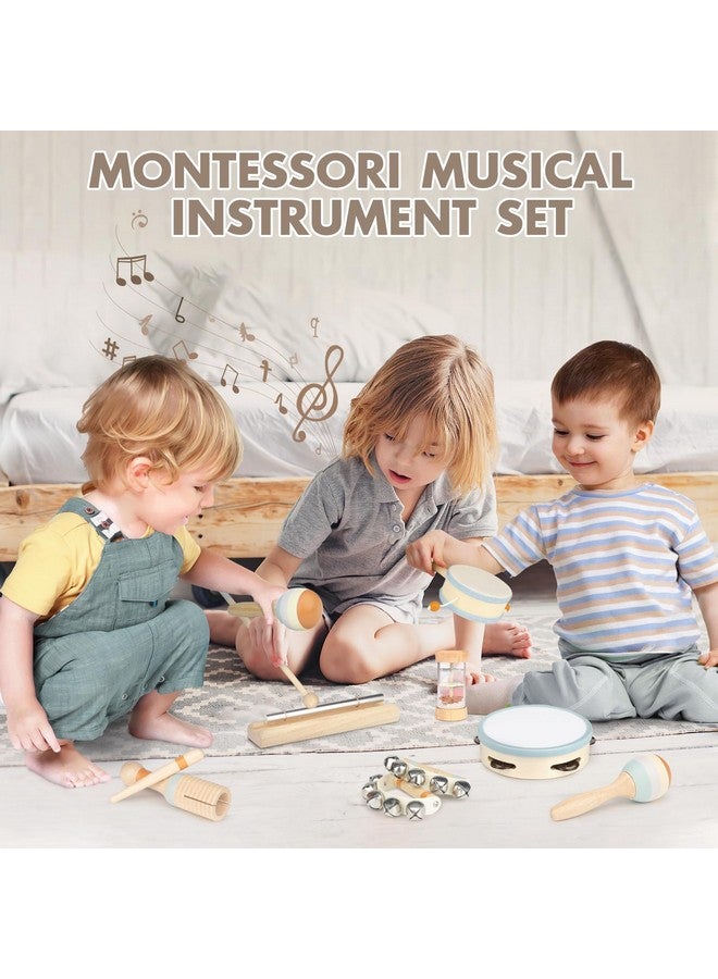 Vanplay Musical Instruments - Montessori Music Toys For Toddlers 1-3 - Natural Wooden Instruments Toy For Babies 6-12-18 Months - Preschool Educational Toys For Boy Girls 1-3-2-4 Christmas Birthday Gifts - Image 3