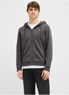 JJ Rebel Jrebrebel Logo Zip Through Hoodie  - Image 1
