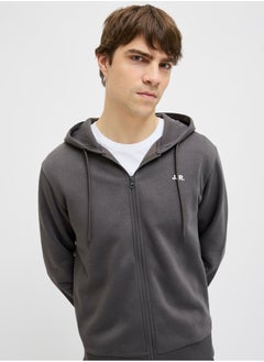 JJ Rebel Jrebrebel Logo Zip Through Hoodie  - Image 3