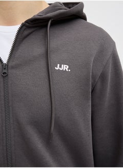 JJ Rebel Jrebrebel Logo Zip Through Hoodie  - Image 4