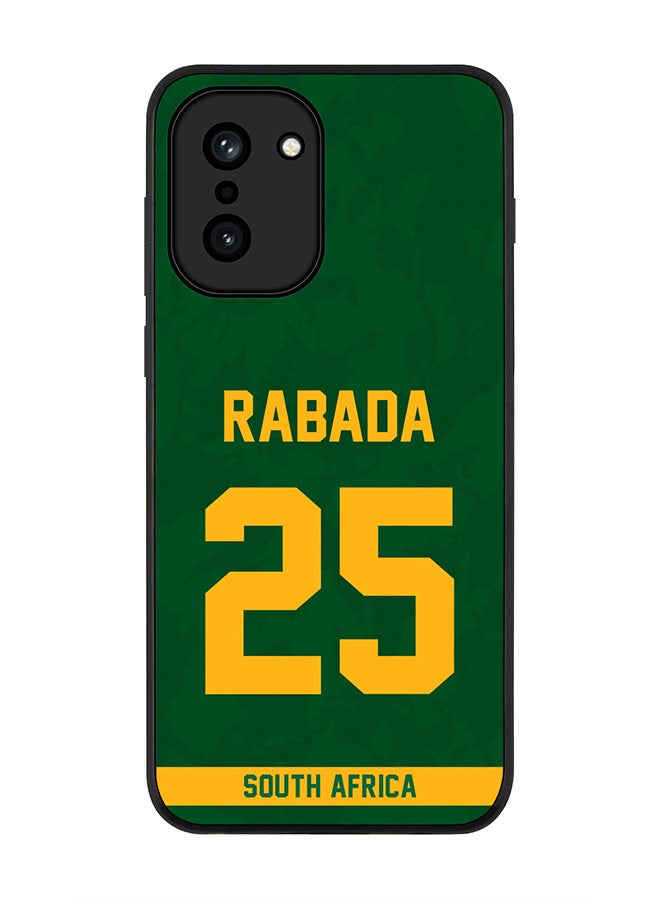 For OnePlus 15R Case,Slim fit Camera Protection, Shockproof Thin Phone cover  - South Africa Kagiso Rabada, Jersey No 25