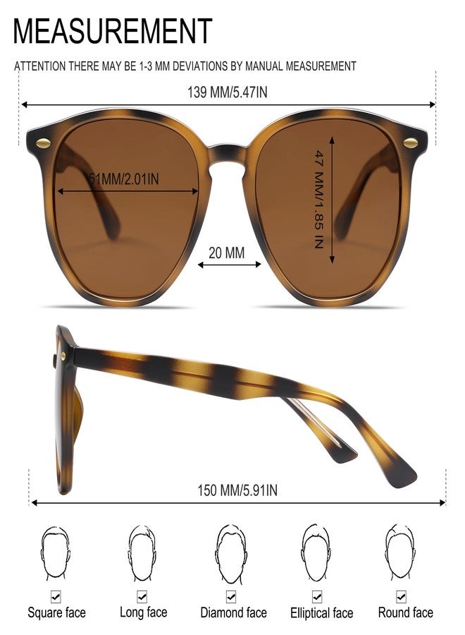 VANLINKER Polarized Hexagonal Octagon Trendy Sunglasses for women Men Tortoise Frame Brown Lens VL9696 - Image 5