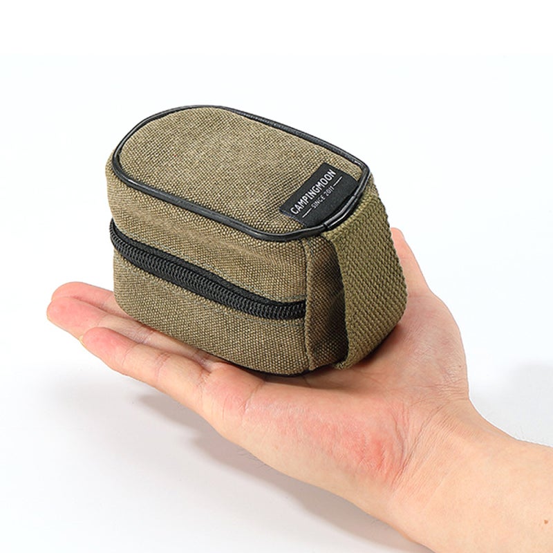 CAMPINGMOON Multifunctional Outdoor Mini Storage Bag Small Item Storage Bags Detachable Liner Canvas Bags - Image 5