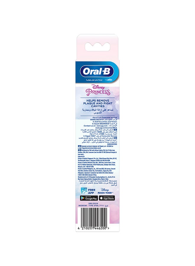 Oral-B DB5 Kids 3+ Disney Princesses Battery Toothbrush with Replacement brush head - Image 2