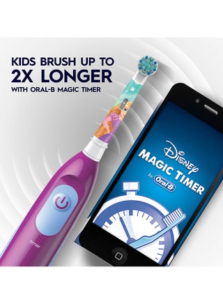 Oral-B Kids Battery Toothbrush, Disney Princess, Extra Soft Bristles, 3+ Years, 1 Count - view 5
