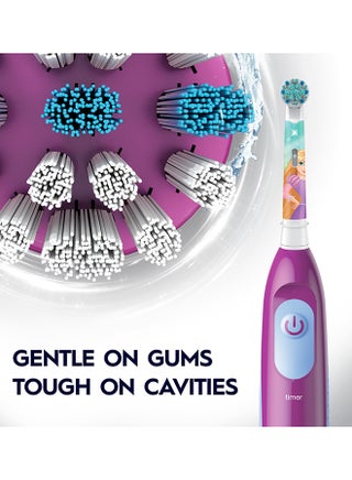 Oral-B Kids Battery Toothbrush, Disney Princess, Extra Soft Bristles, 3+ Years, 1 Count - view 4