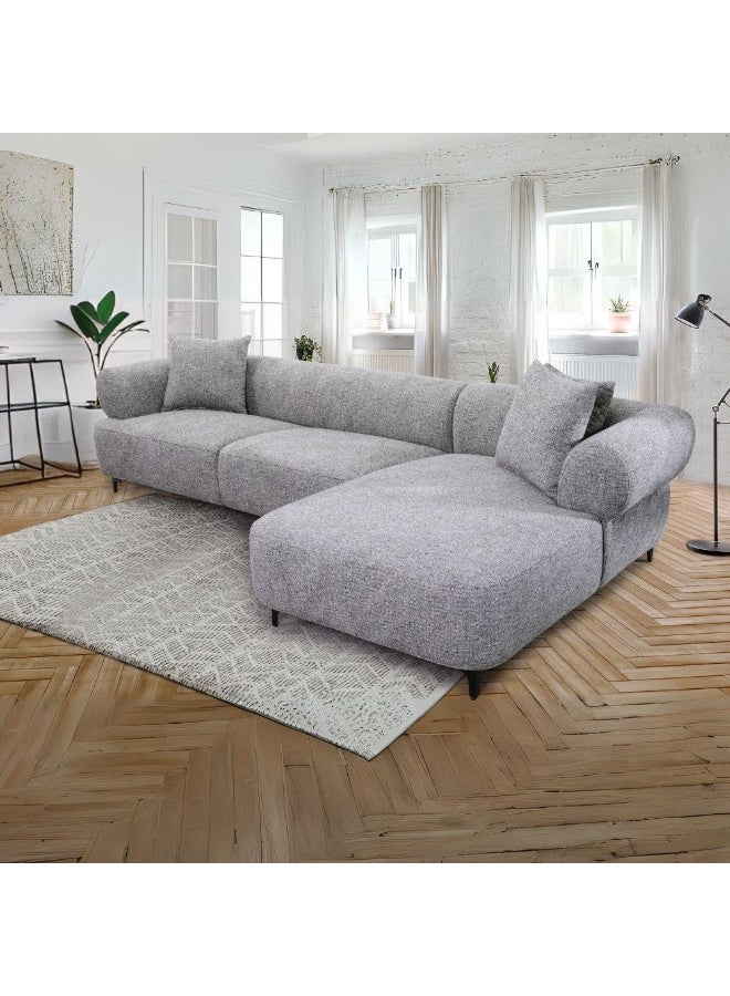 Baytonia L-Shaped Corner Sofa Softscape - Gray - Image 3