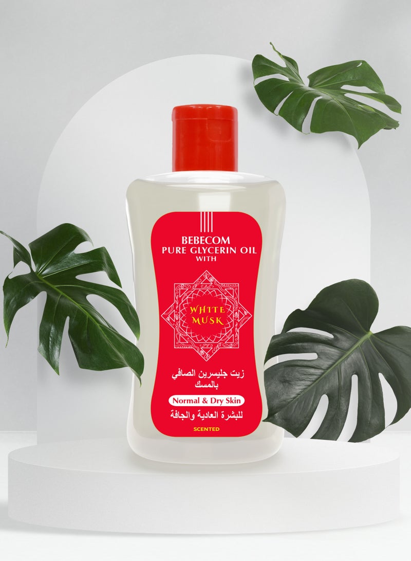 Bebecom Bebecom Pure Glycerin Oil with White Musk for Normal & Dry Skin 100ml - Image 2