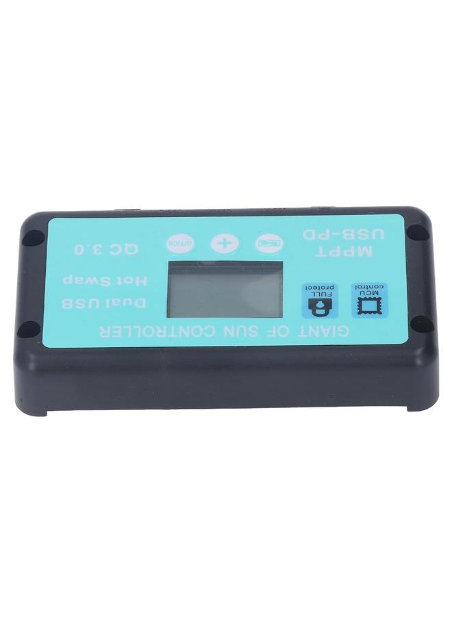 Thoraya - 12V 24V MPPT Solar Charge Controller Professional USB PD QC3.0 Solar Panel Regulator with LCD Display for Battey 50A - Image 1