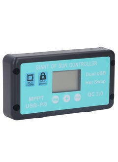 Thoraya 12V 24V MPPT Solar Charge Controller Professional USB PD QC3.0 Solar Panel Regulator with LCD Display for Battey 50A  - Image 1