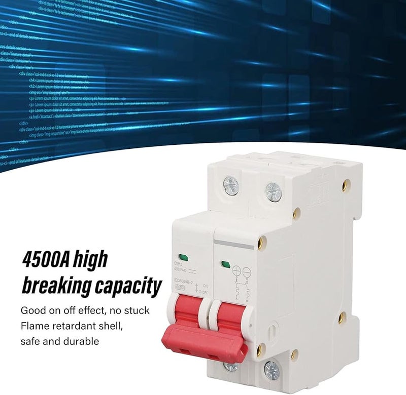 2P 4500A Surge Protection Device 400V Flame Retardant High Breaking Capacity - Image 3