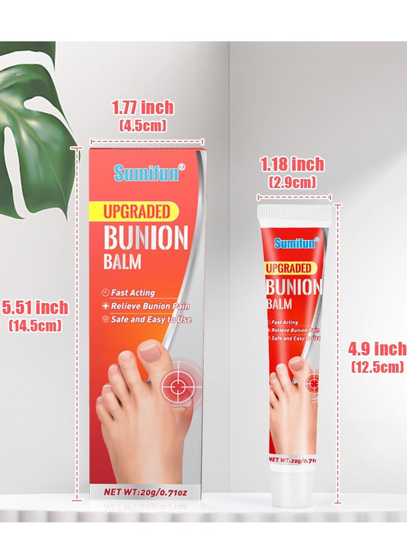 Sumifun Bunion Cream Skin Topical Plaster Joint Care Cream Foot Care Professional Treatment Gel Polis Professional Treatment Gel to Maintain Joint Health - Image 3