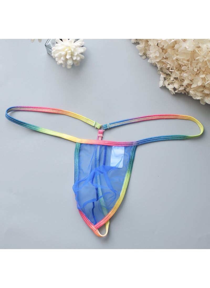 Generic - Spicy Mesh G-String Underwear for Men B904 lake blue - Image 1