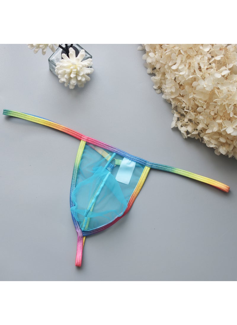 Generic - Spicy Mesh G-String Underwear for Men B904 lake blue - Image 1