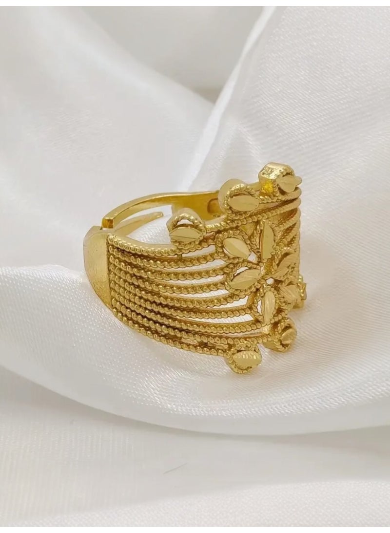 GOLDMAX 21k Gold Plated Ring For Women One Size - Image 3
