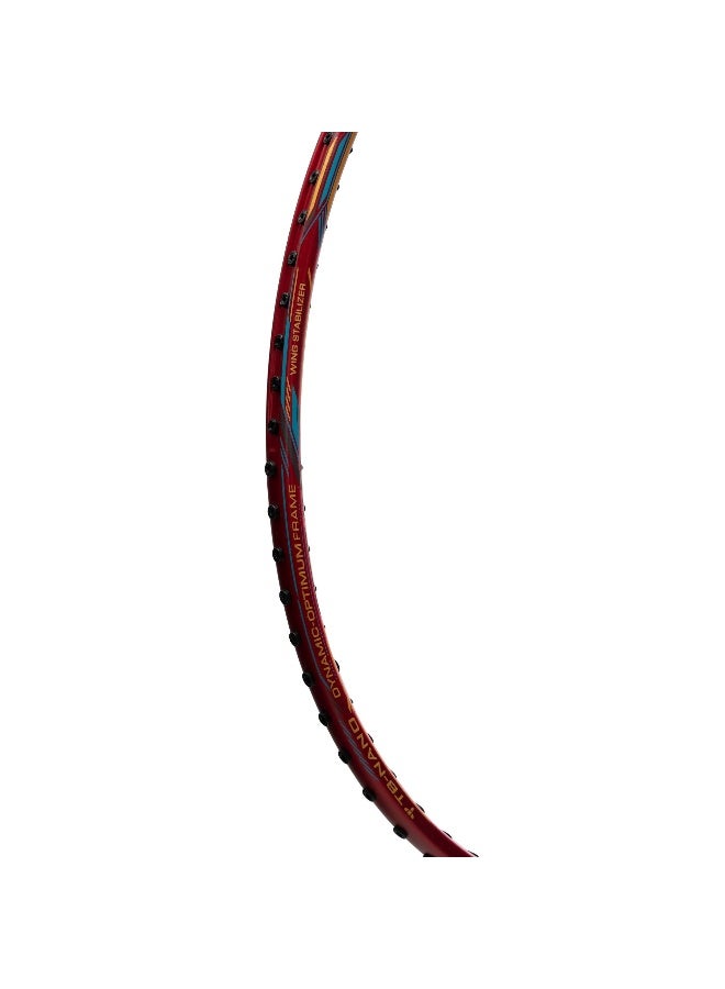 Li-Ning Super Series SS100 Carbon Graphite Badminton Strung Badminton Racket with Full Racket Cover (Red/White) - Image 5