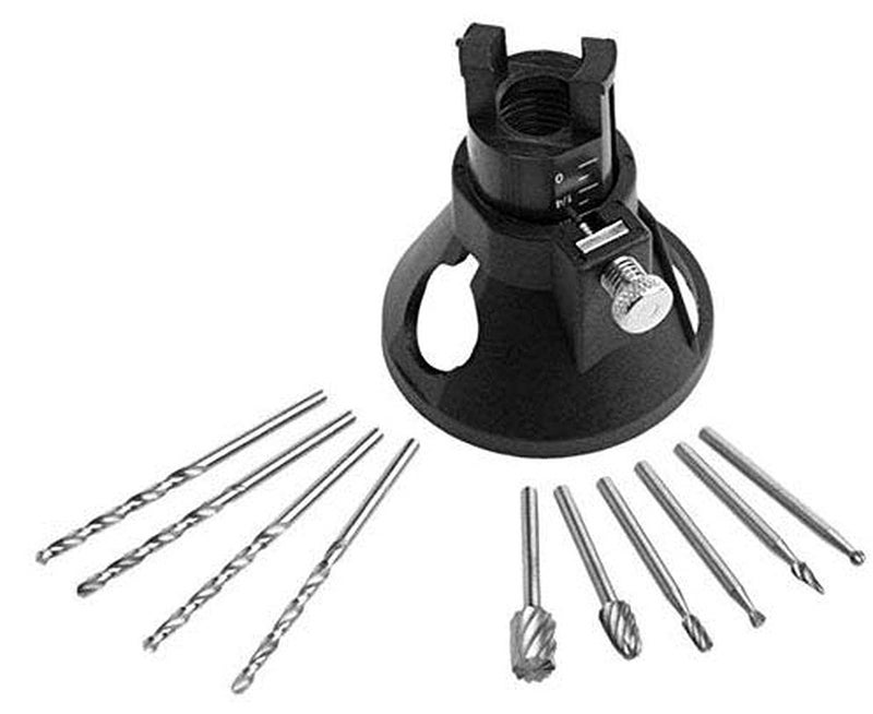 Diy Crafts 11564 10470 Hss Routing Router Bits Burr With Drill Carving Rotary Locator Set Suit Diy Tools for Dremel & Rotary Tools, Multicolor, 6 Piece - Image 1