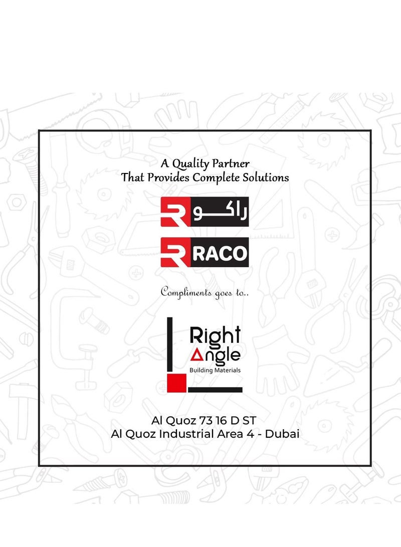 RACO RACO Wall Paint Scrapers and Putty Knives Wallpaper Scrapers Set for Spackling 6 pcs  - Image 5