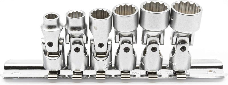 Genius Tools 6PC 1/4" Dr. SAE Universal Hand Socket Set - Image 4