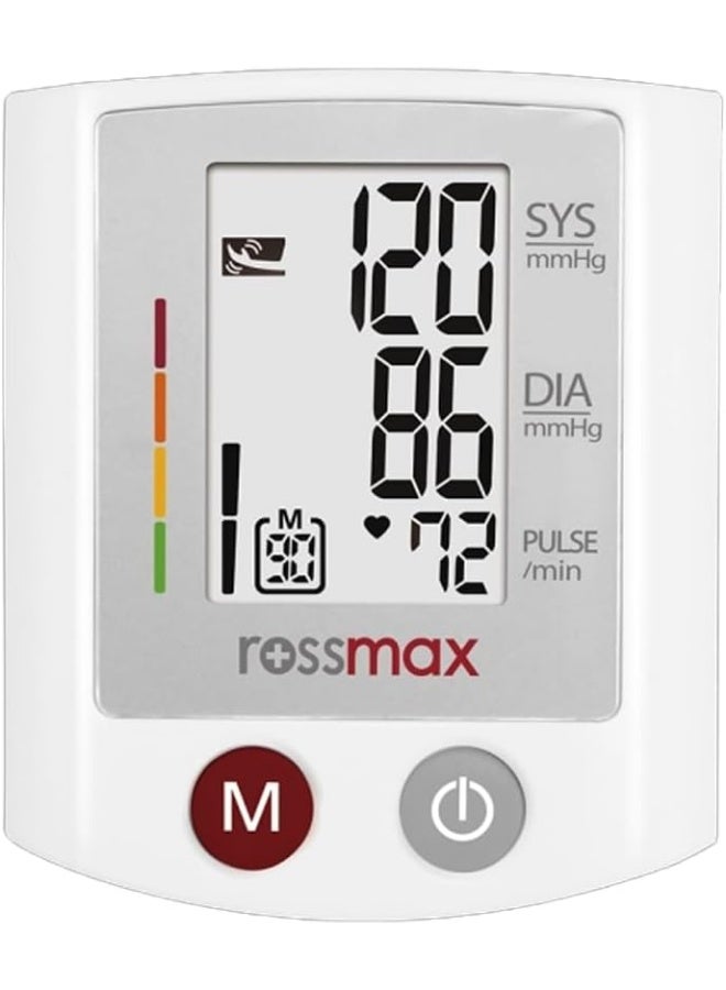 Rossmax S150 Automatic Wrist Blood Pressure Monitor Compact Digital Gauge with Large Screen and Ninety Reading Memory - Image 3