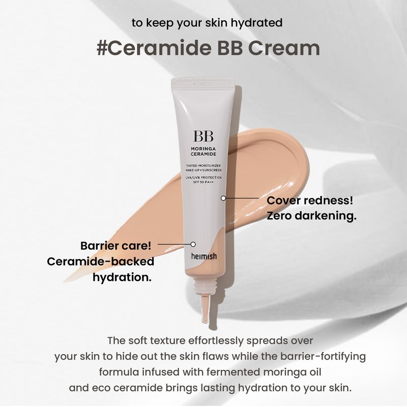 Heimish Moringa Ceramide BB Cream SPF 30 PA++ | 23 Light Medium | 1.87 fl oz / 53g - Image 3