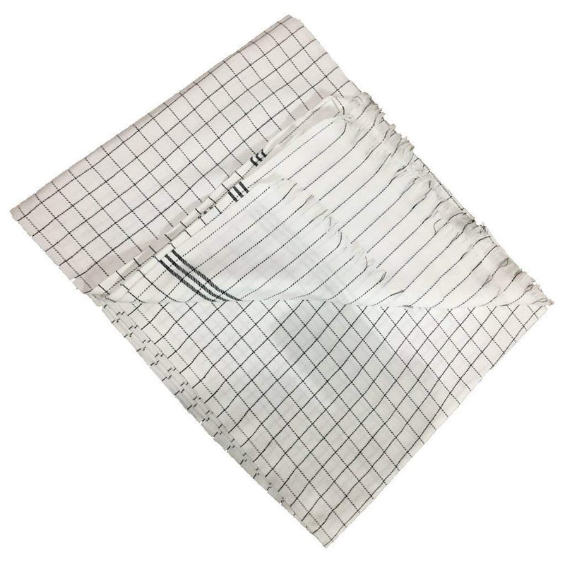 CK CREATION 100 Cotton Soft Beautiful Check Single Bed Size Skin Friendly Summer BlanketKhesDoharTop Sheet SetChadar Blackline Blackline