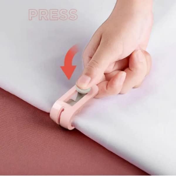 Anukmpa ANUKMPA Duvet Clips Blanket Cover Clips Plastic Quilt Fixer Clip Keep Corner Bedsheet Holding Clips Quilt Holding Clips for Bedding Cover Blanket Curtains 20 - Image 3