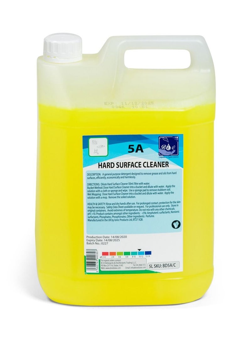 Hard Surface Cleaner  5A 5Litre - pzsku/Z45F618C4503F729692F0Z/45/_/1642064964/b1221c31-7f4d-42f8-8e2a-db3af37f75c2