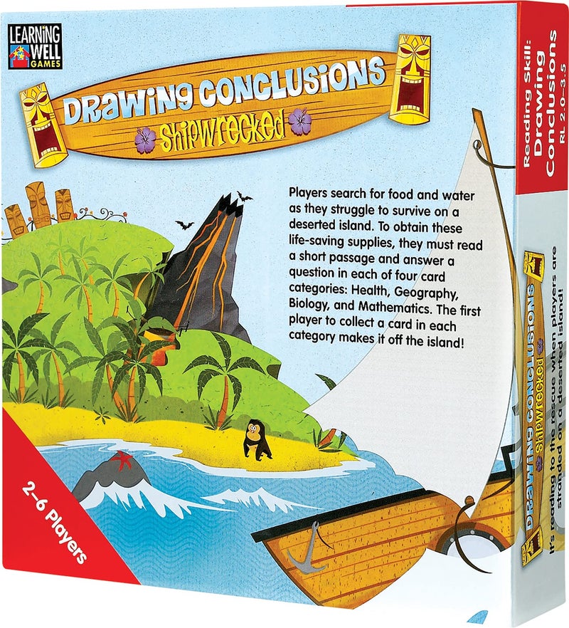 Edupress Drawing Conclusions Shipwrecked Game Red Level (EP61082) - Image 1