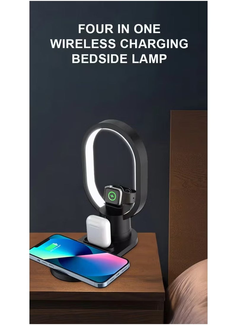 AWALOR - Magnetic Wireless Charger for Apple Series,Foldable Travel 3 in 1 Wireless Charging Station, 15W Fast Magsafe Charger Stand for iPhone 15/14/13/12 Series,iWatch Series,Airpods 3/2/pro - Image 1