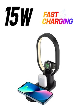 Magnetic Wireless Charger for Apple Series,Foldable Travel 3 in 1 Wireless Charging Station, 15W Fast Magsafe Charger Stand for iPhone 15/14/13/12 Series,iWatch Series,Airpods 3/2/pro - pzsku/Z45F61F3342F4A7F60F30Z/45/_/1738266894/f553f354-4053-48f3-8fb6-72f657e09996