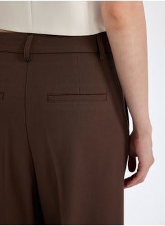 DeFacto Wide Leg High Waist Welt Pocket Plain Classic Pants  - Image 2