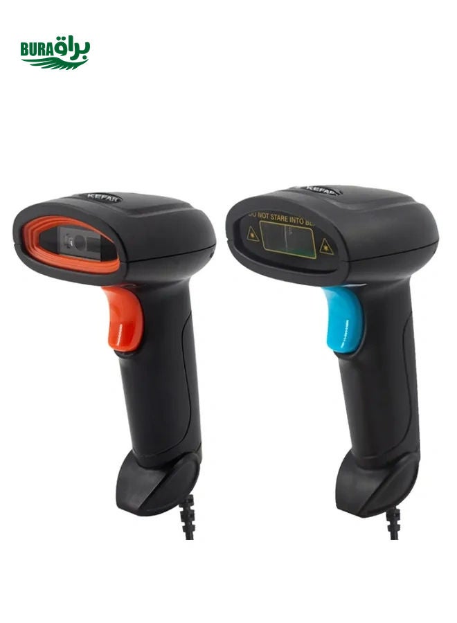 kefar supermarket Store Cashier Wired Red Light Scanner 1D Barcode - Image 2