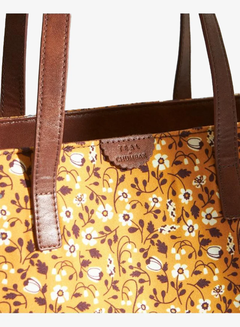Chumbak  TEAL BY CHUMBAK Florence Women's Tote, Yellow, One Size for Women | Best Price UAE