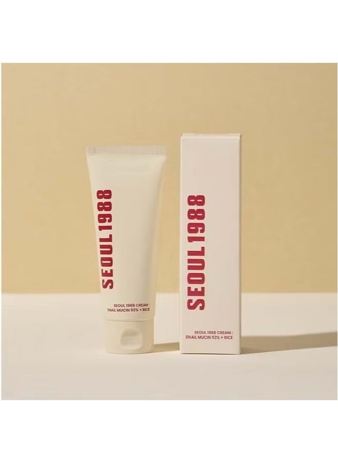 K-SECRET K-SECRET SEOUL 1988 Cream : Snail Mucin 93% + Rice - Image 1