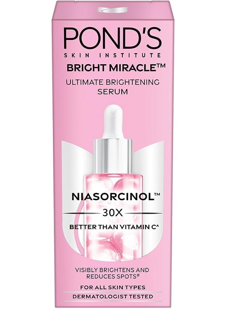 بوندز سيروم "برايت ميراكل" (Bright Miracle) الفائق للتفتيح بتركيبة "نياسورسينول" (Niasorcinol) - فعالية تفوق فيتامين "سي" بـ 30 ضعفاً - 30 مل - Image 1