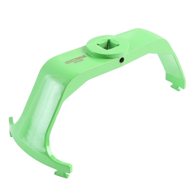 OEMTOOLS 24398 Fuel Tank Lock Ring Tool Compatible with Many Ford Chrysler and GM Vehicles Works with 12 Inch Drive Ratchets or Breaker Bars Green