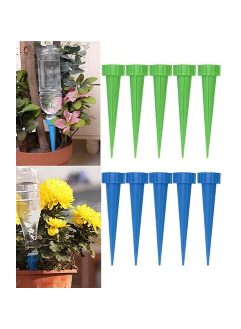 Generic 4 Pieces Watering Tube For Rose Beds And plants Home Irrigation With Automatic Drip System Easy Installation On The Nozzle Of The Tube Inserta A Plastic Bottle For Soft Drinks - Image 2