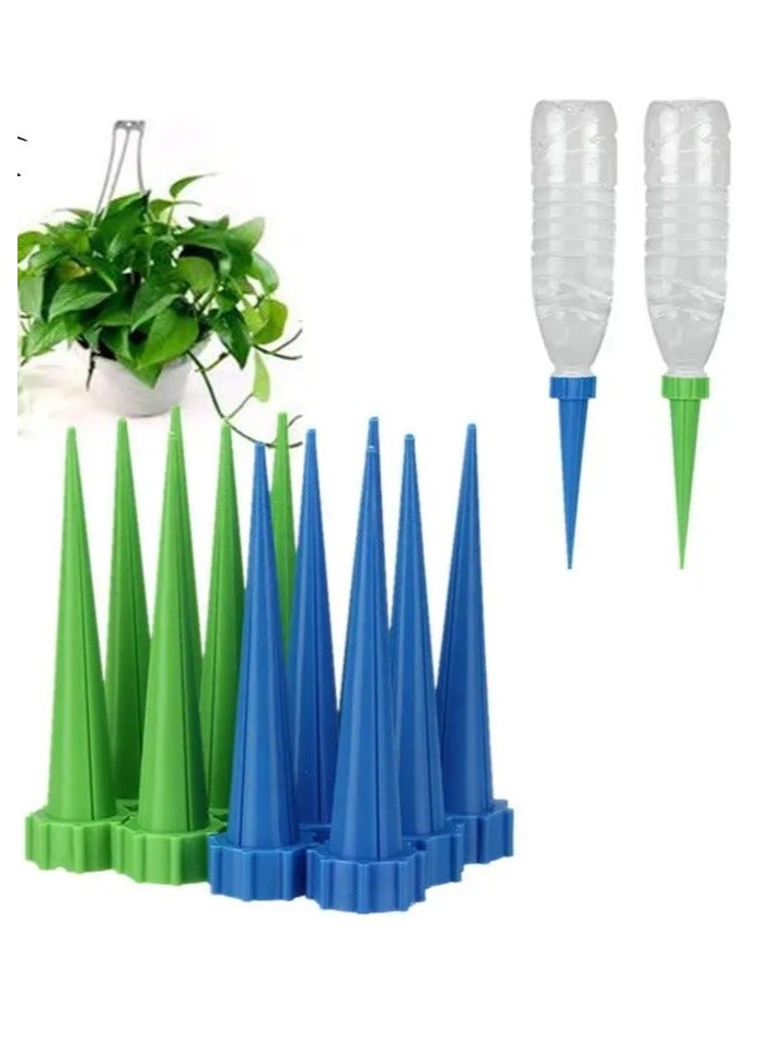 Generic 4 Pieces Watering Tube For Rose Beds And plants Home Irrigation With Automatic Drip System Easy Installation On The Nozzle Of The Tube Inserta A Plastic Bottle For Soft Drinks - Image 1
