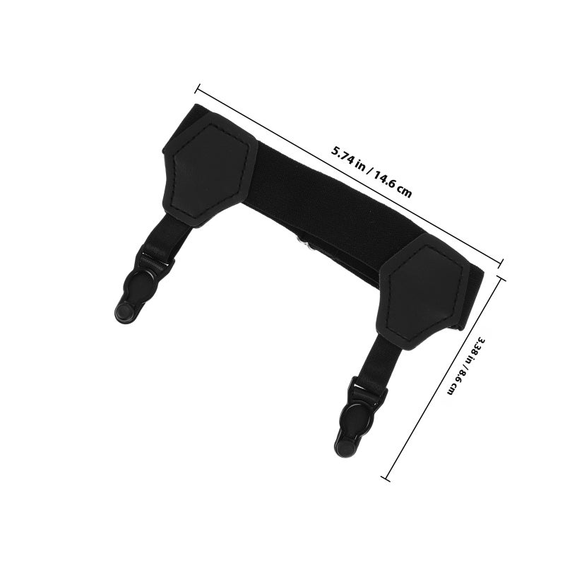 2pcs Sock Garters With Anti- Clips Comfortable Sock Holders For Ice Hockey And Skating Universal Sock Fasteners For Men - Image 2